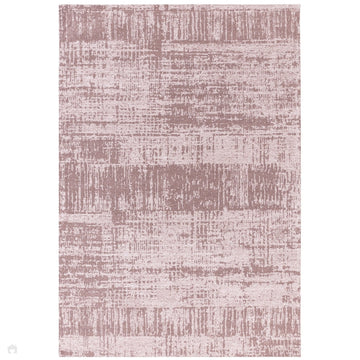 Beau Modern Abstract Distressed Shimmer Soft Textured Flatweave Blush Pink/Ivory Rug-Asiatic Carpets-Rug Love - The Most Loved Rug Store